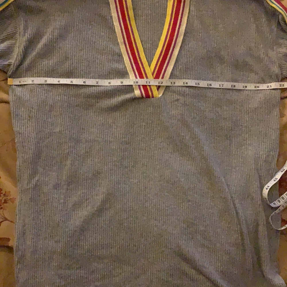 Free people feeling magical long sleeve top Gray small and medium - Picture 8 of 13